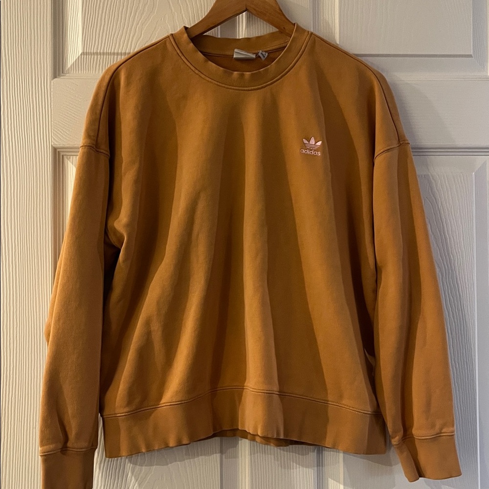 Vintage ADIDAS Rust Crewneck Sweatshirt “All Day I Dream About Summer” - Picture 11 of 12